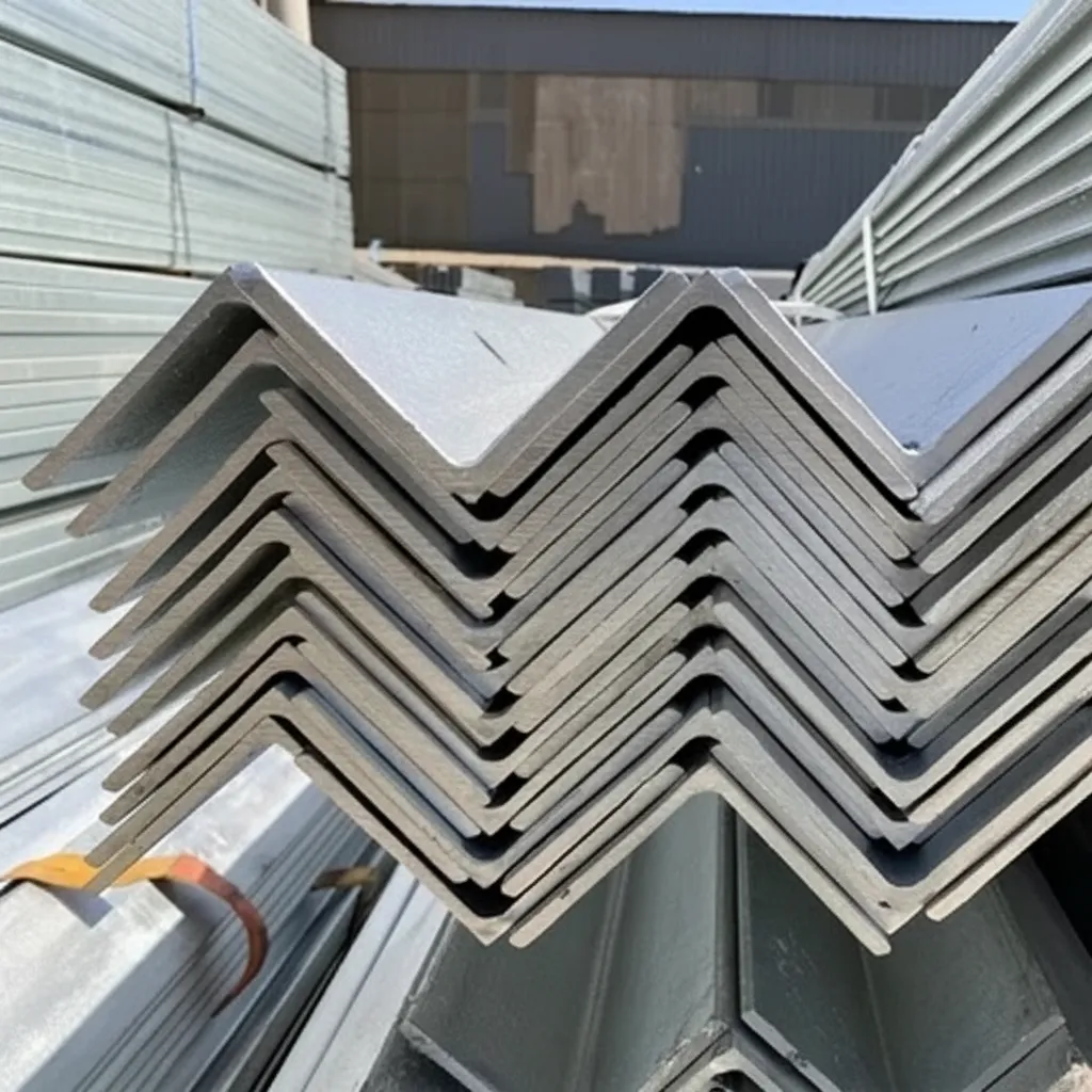 Structural steel angles for building image thumbnail
