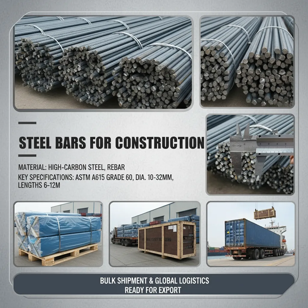 Carbon steel bars for construction projects manufacturer