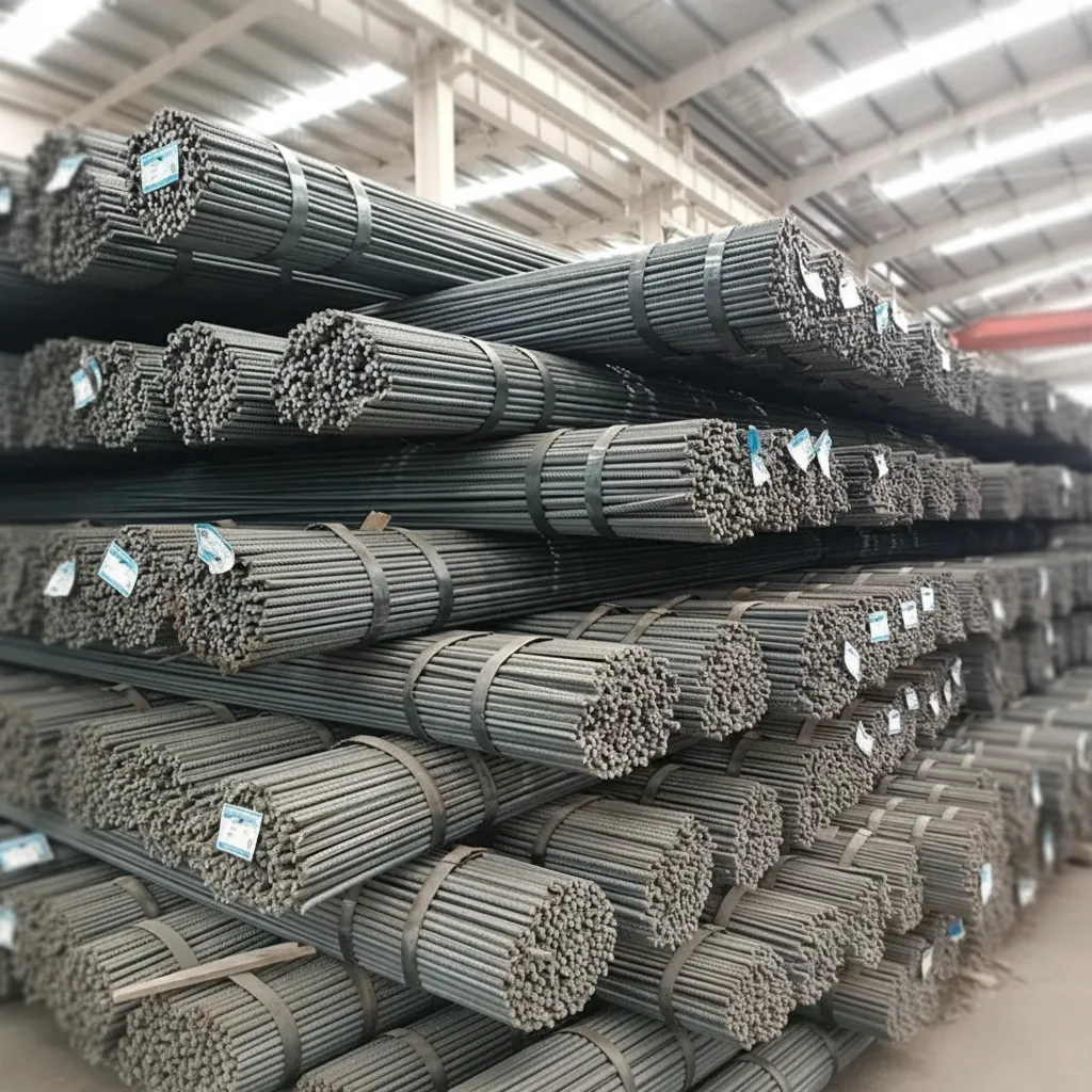 Reinforcing steel bars for construction image thumbnail