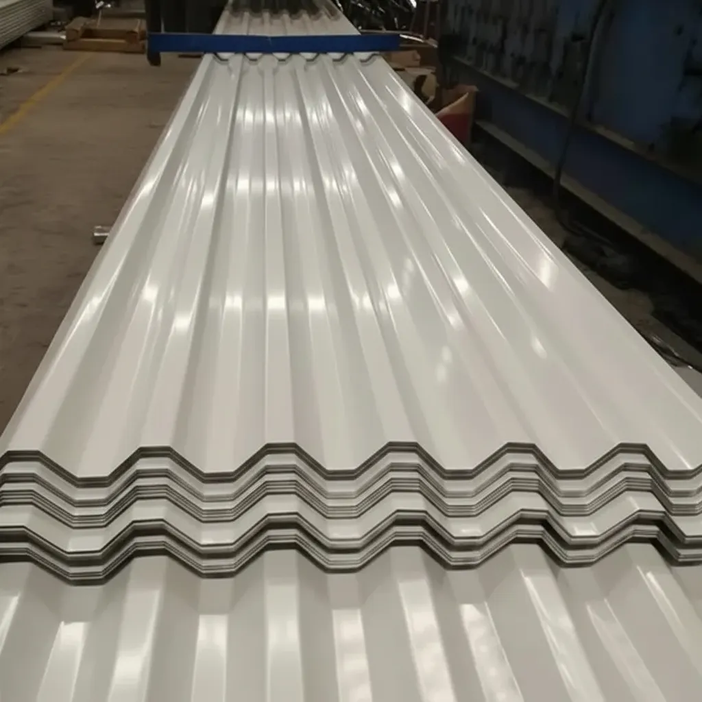 Corrugated steel roofing sheets for construction image thumbnail