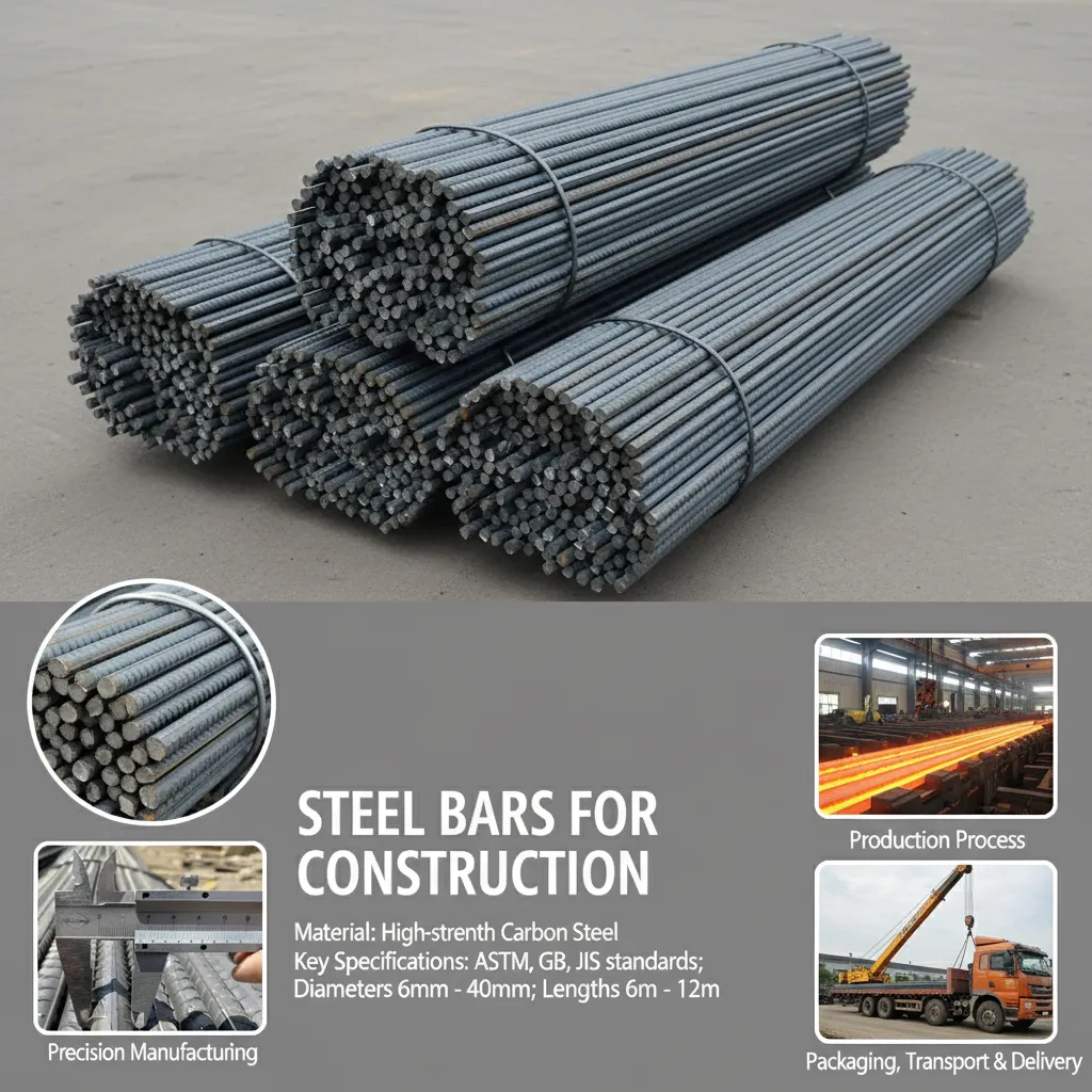 Carbon steel bars for construction projects supplier