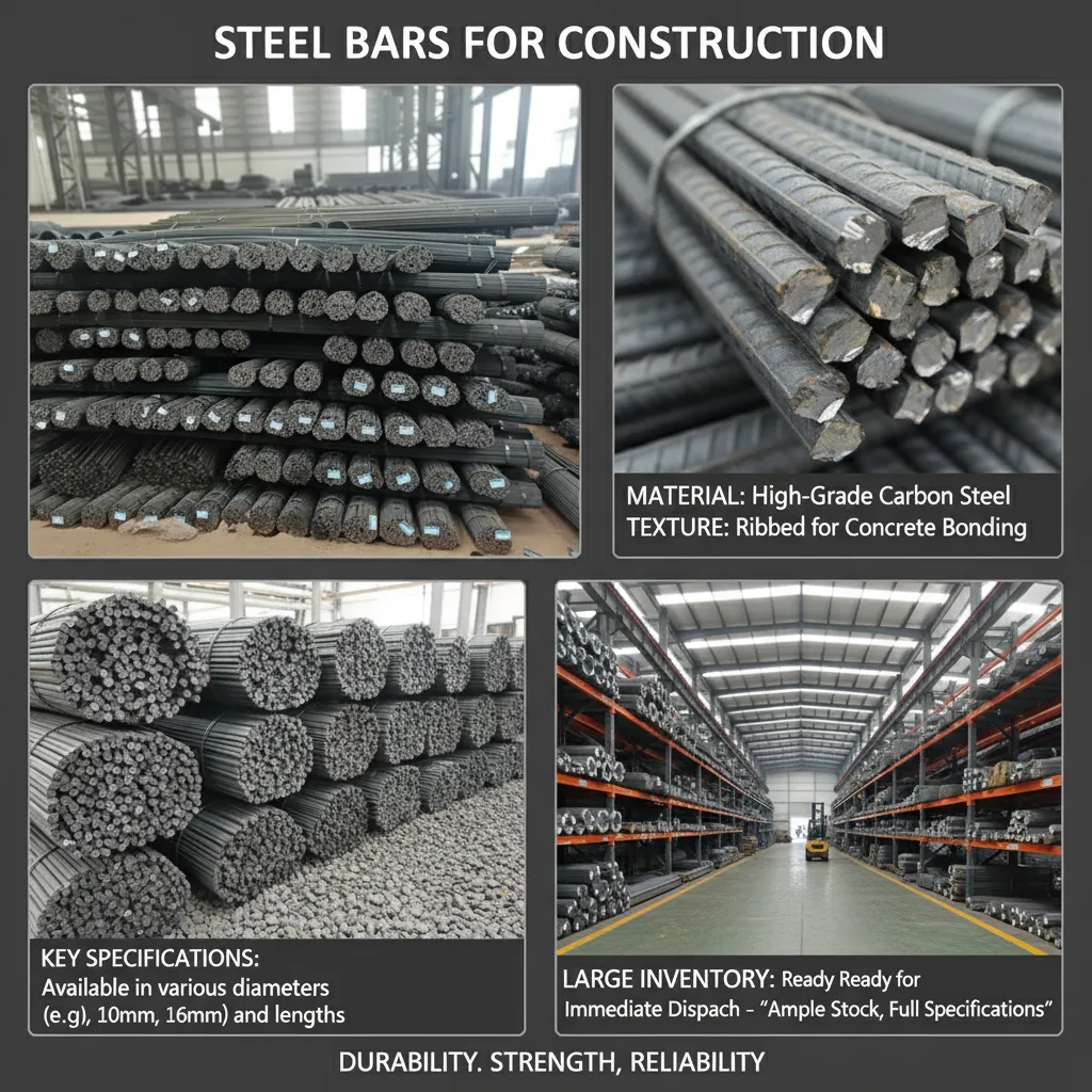 Steel round bars for construction wholesale