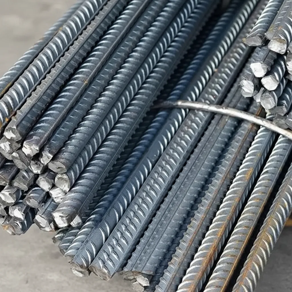 Steel round bars for construction image thumbnail