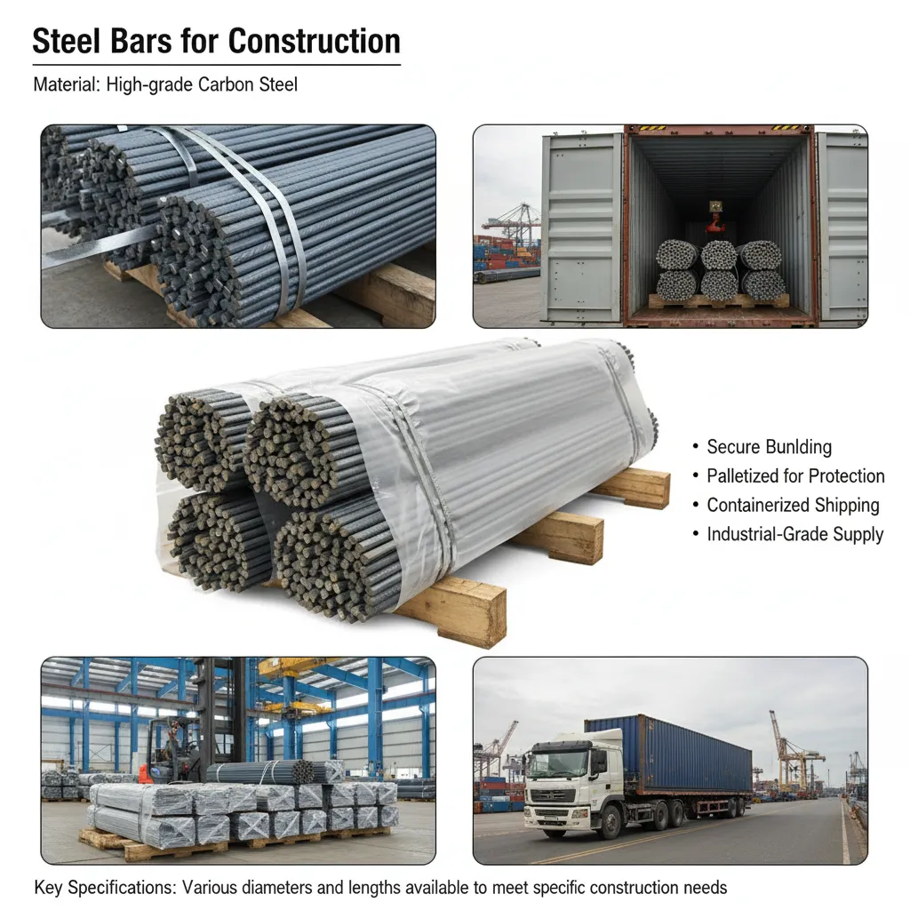 ASTM standard steel bars for construction manufacturer
