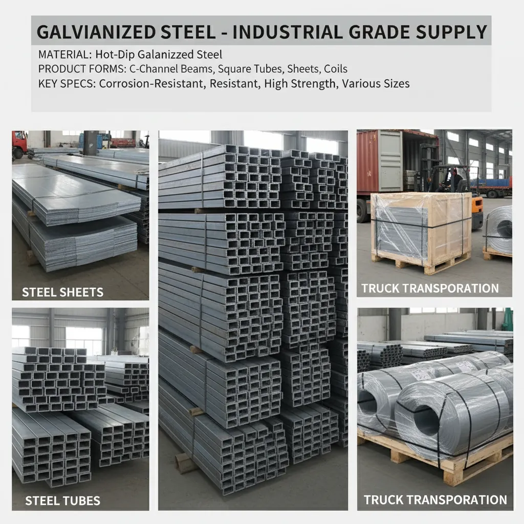 Galvanized Steel Beams for Building Construction manufacturer