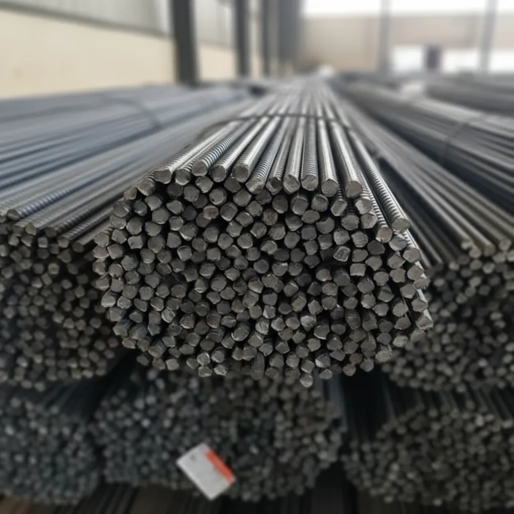 Steel round bars for construction image thumbnail