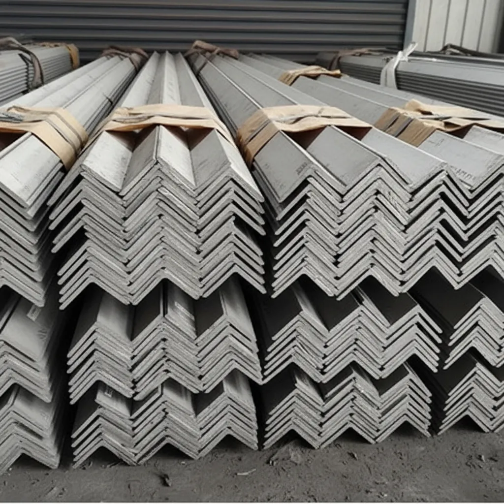 Structural steel angles for building image thumbnail