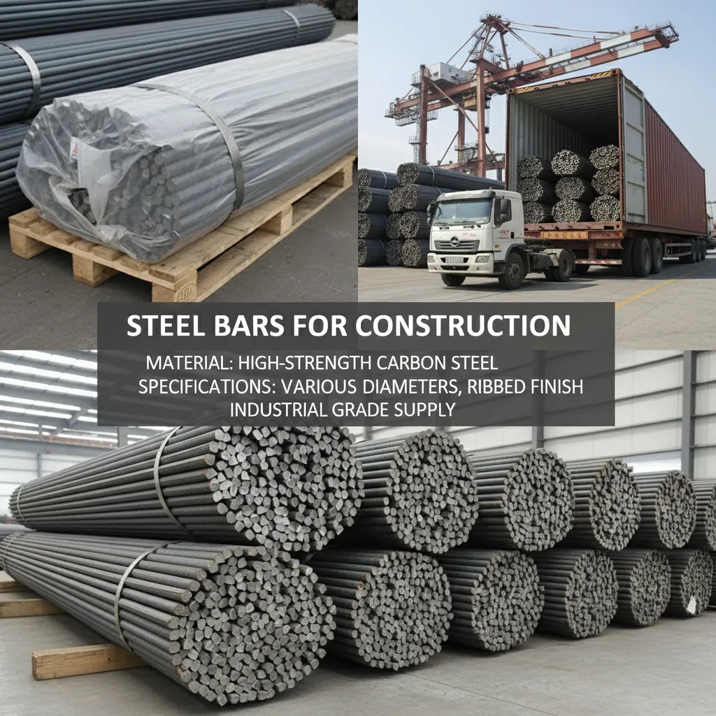 Construction steel rebar bars manufacturer