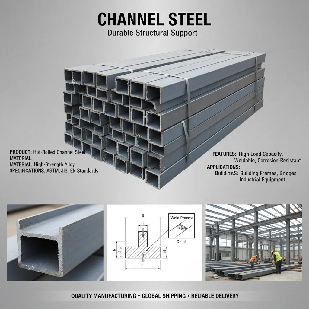 Structural steel channels for building supplier