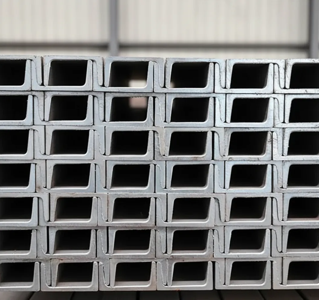 Structural steel channels for building image thumbnail