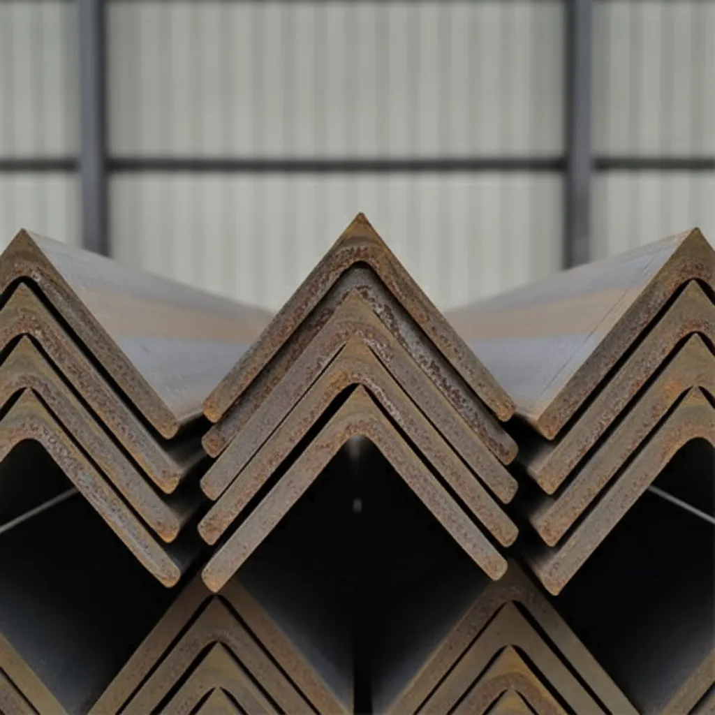 Structural steel angles for building