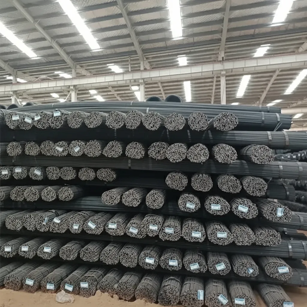 Steel round bars for construction image thumbnail