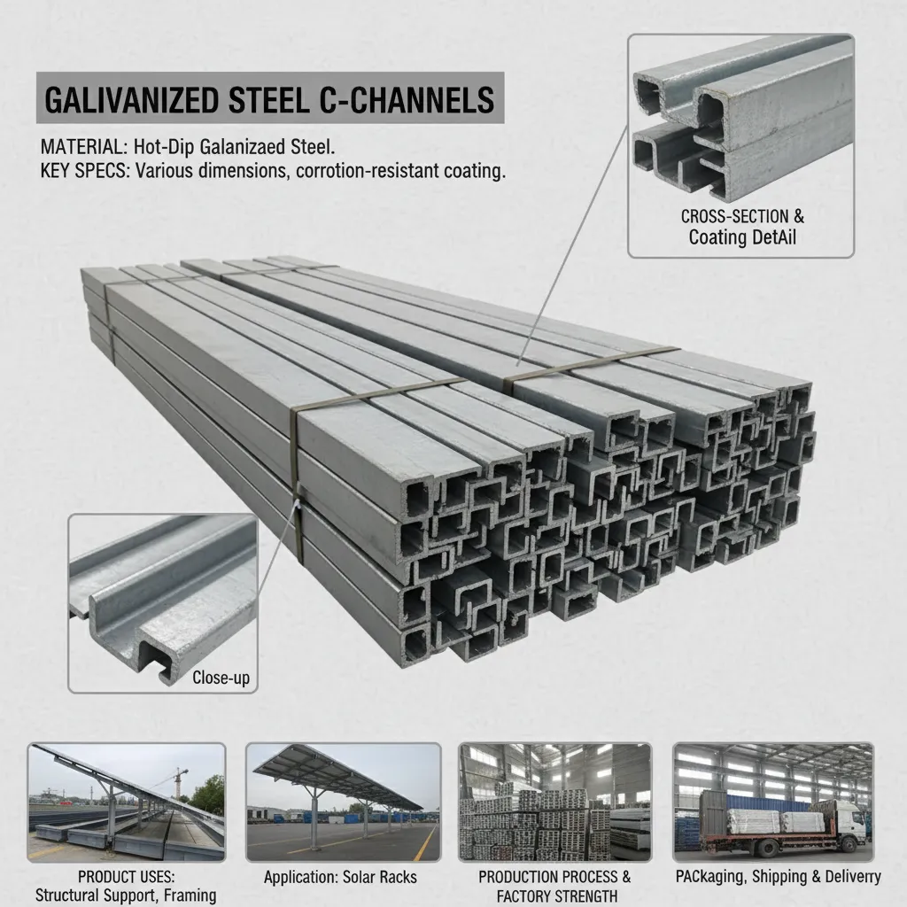Galvanized Steel Beams for Building Construction supplier