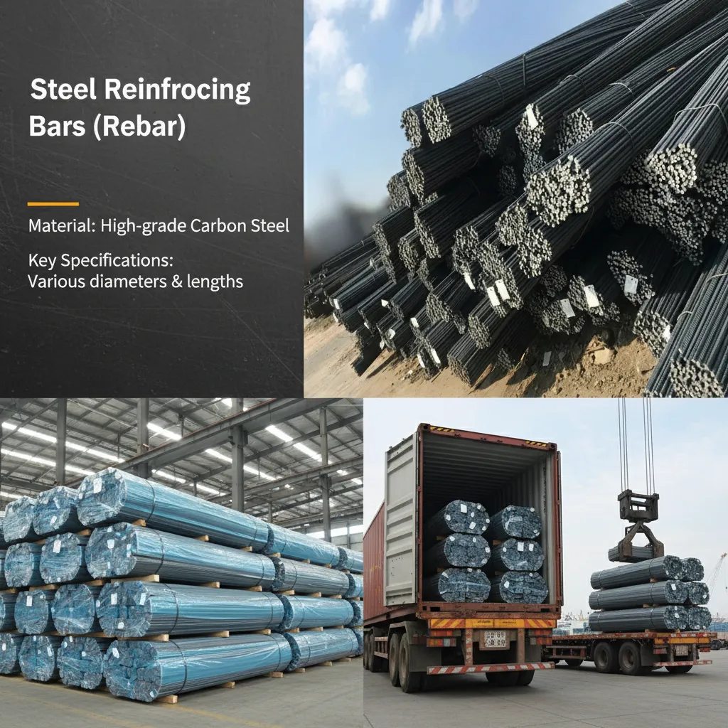 Steel round bars for construction manufacturer