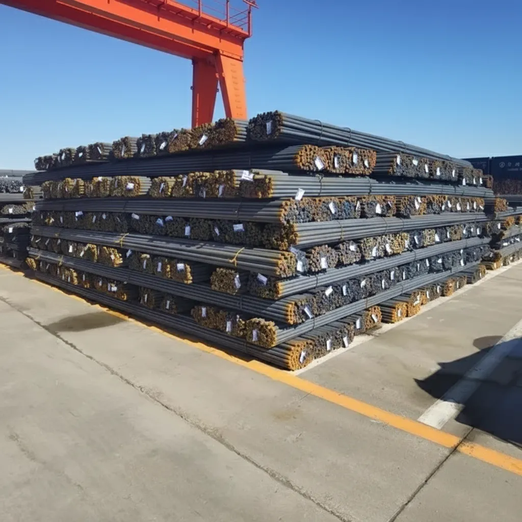 Custom length steel bars for construction image thumbnail