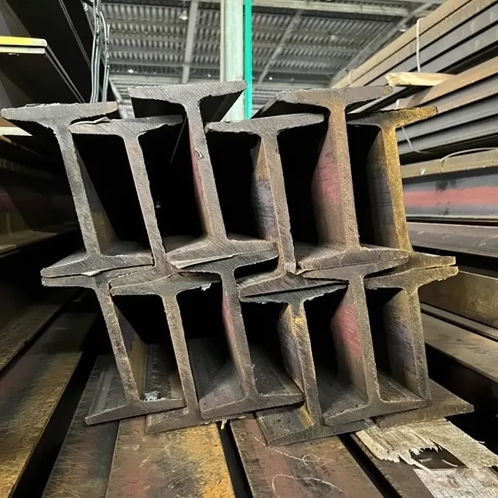 Structural steel i-beams for building image thumbnail
