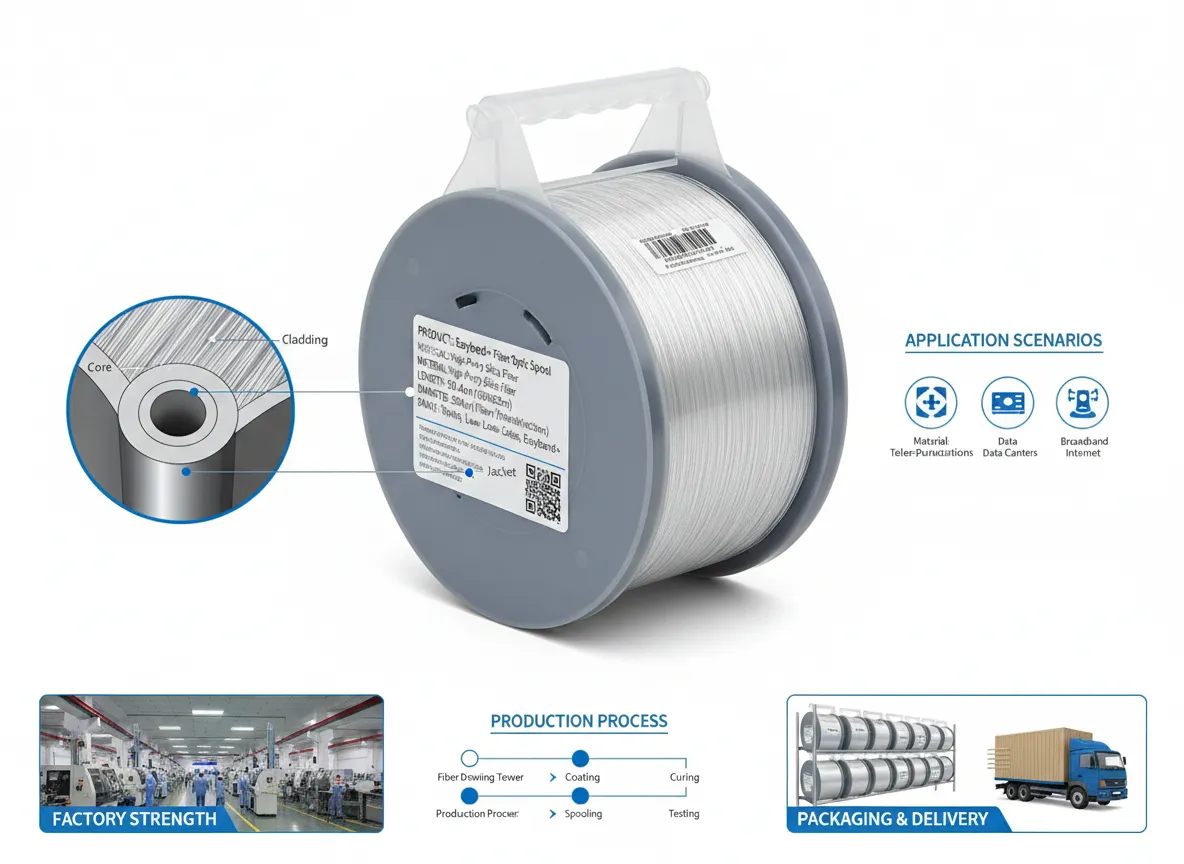 G.654D Large Mode Field Diameter Cutoff-Wavelength-Shifted Single-Mode Optical Fiber supplier