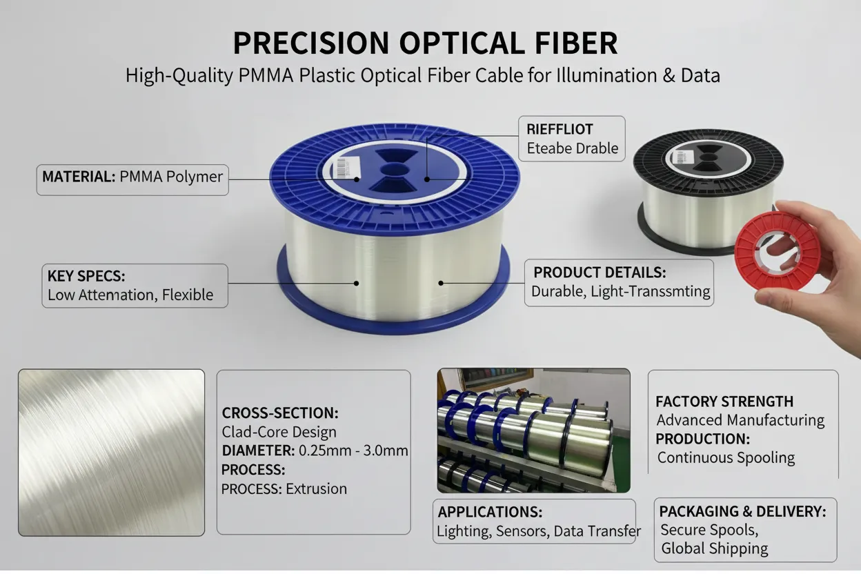 G.652.D Small-Diameter Single-Mode Optical Fiber 200 μm Outer Coating Diameter supplier