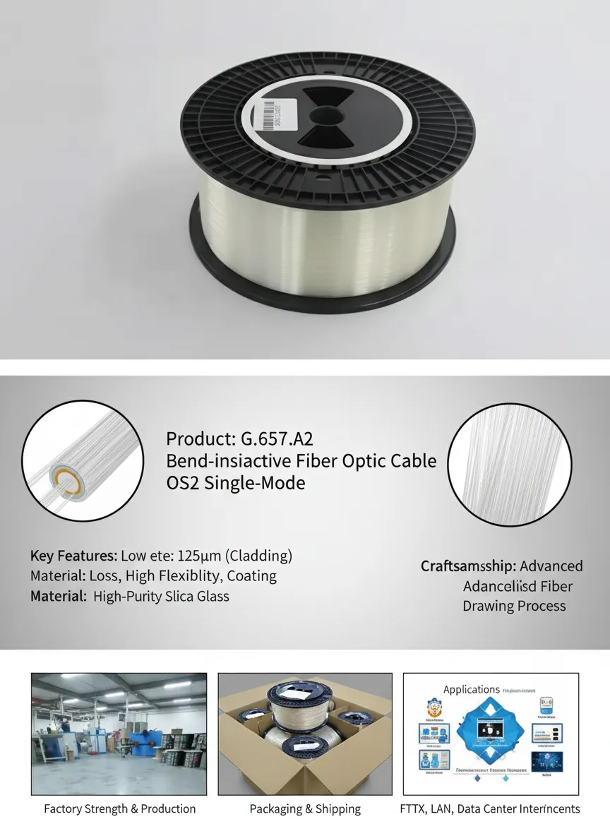 G.657A1 Bend-Insensitive Single-Mode Optical Fiber supplier