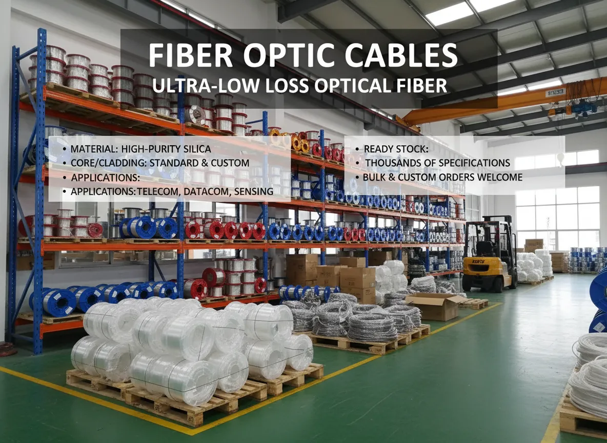 G.654E Ultra-Low-Loss Cut-off Wavelength Shifted Single-Mode Optical Fiber China factory