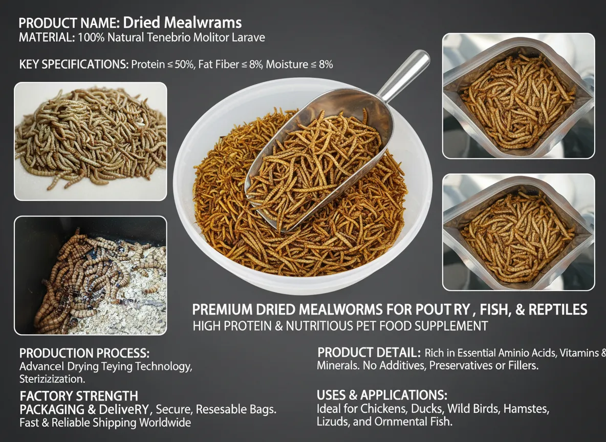 Canned Mealworms for Pet Food Manufacturer