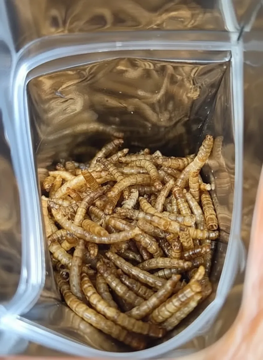 Mealworms for chickens feed image thumbnail