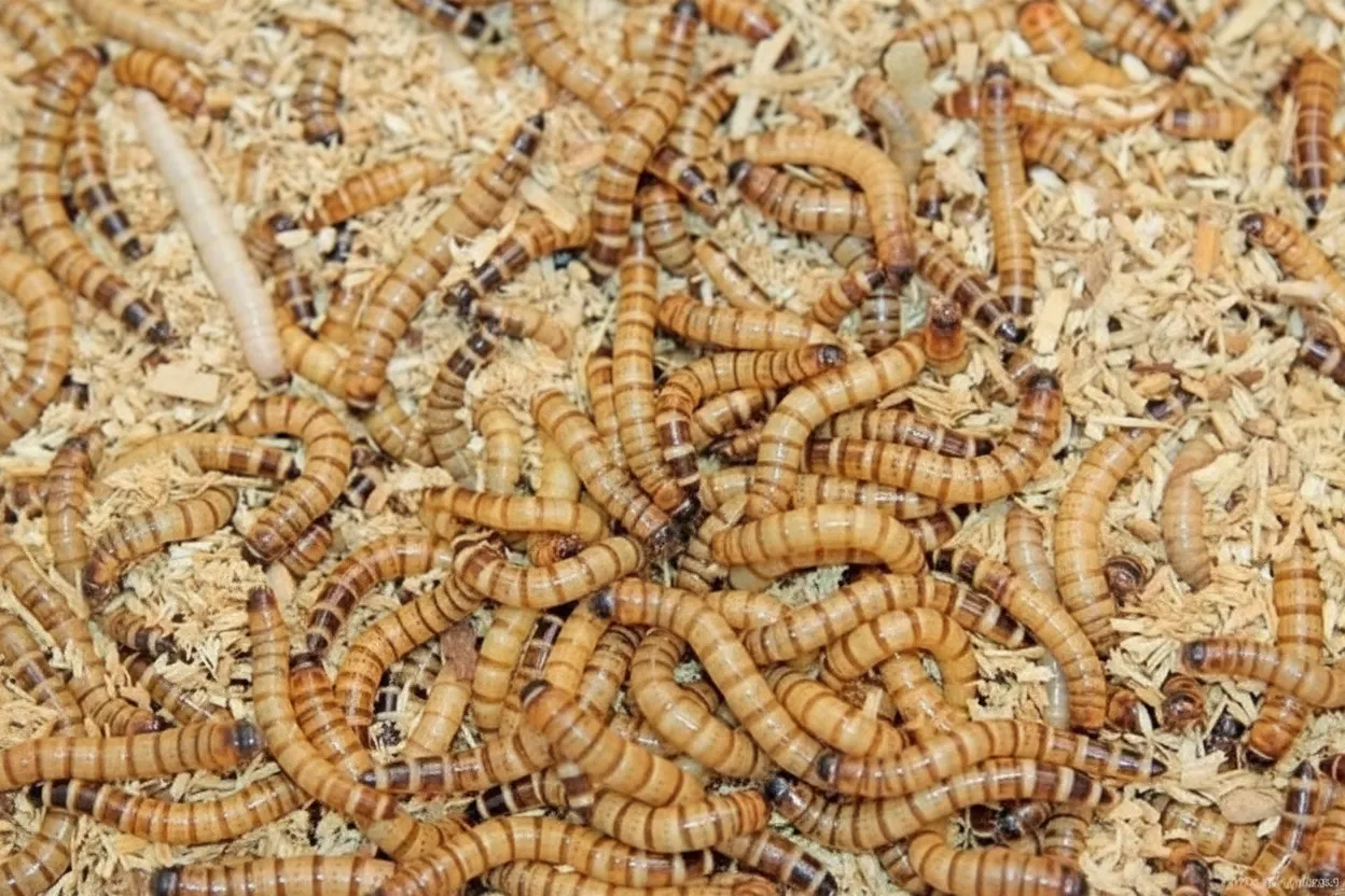 Freeze-Dried Mealworms — 55% High Protein image thumbnail