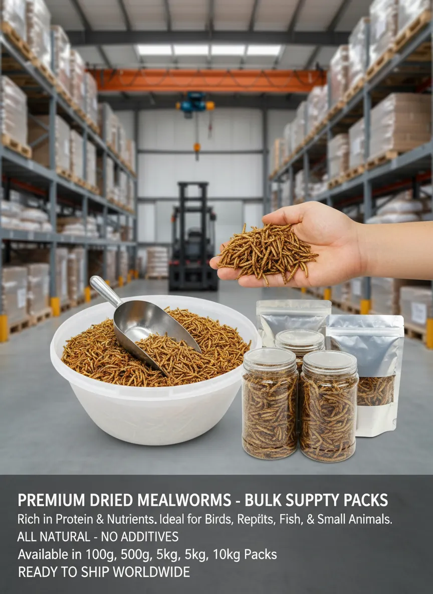 dried mealworms bulk exporter