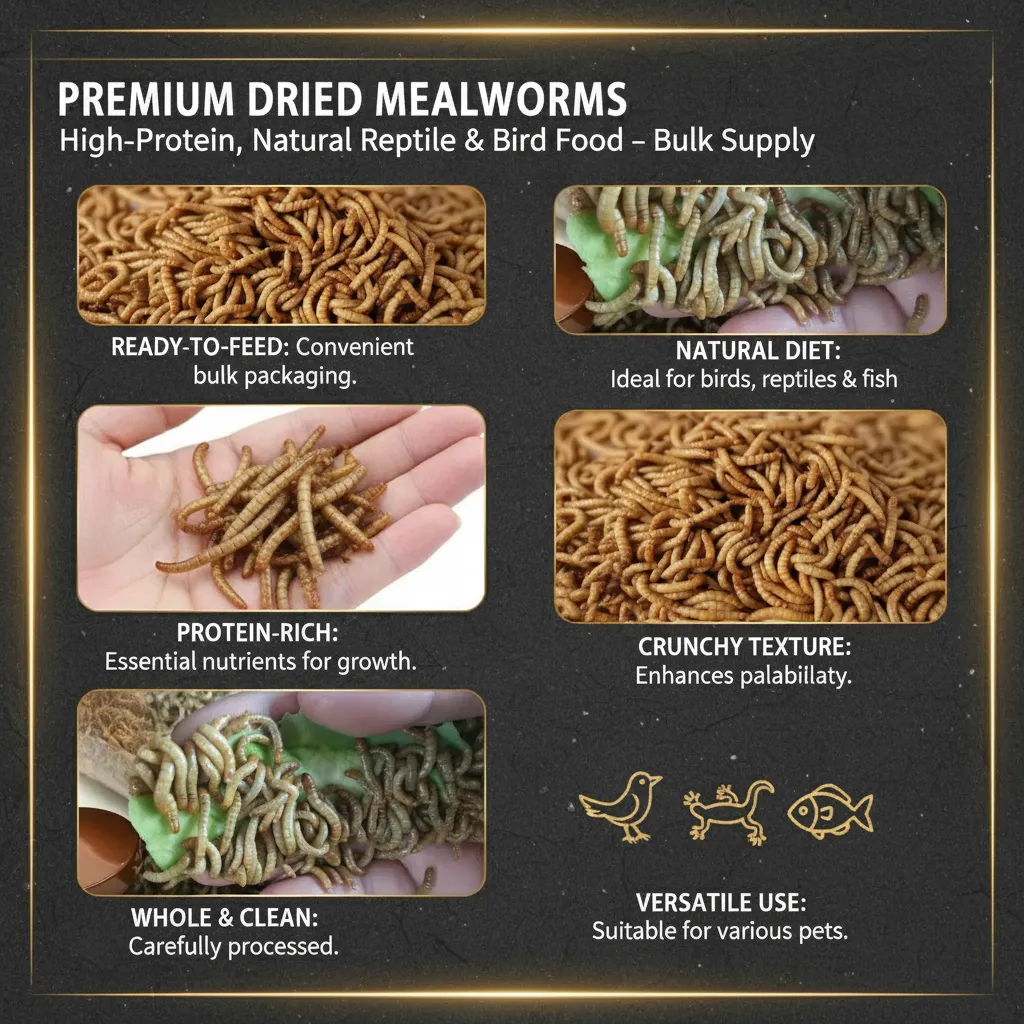 mealworms without additives for animal feed wholesale