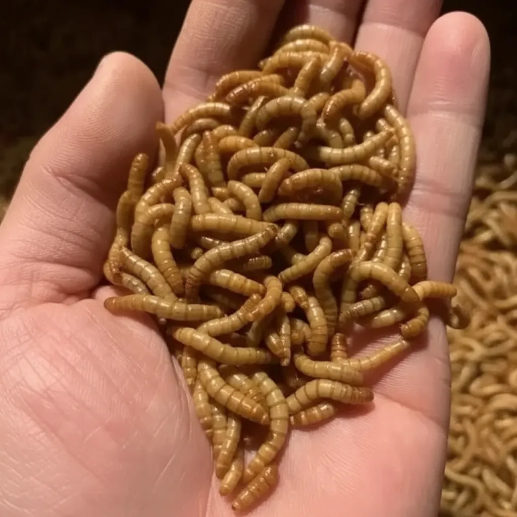 Protein worms for pet food