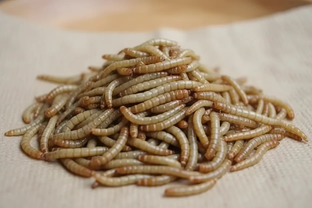 Mealworms for chickens feed image thumbnail
