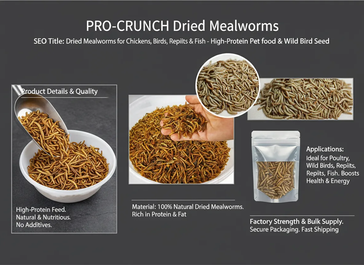 Bulk Supplier of Canned Mealworms for Pet Food Wholesale