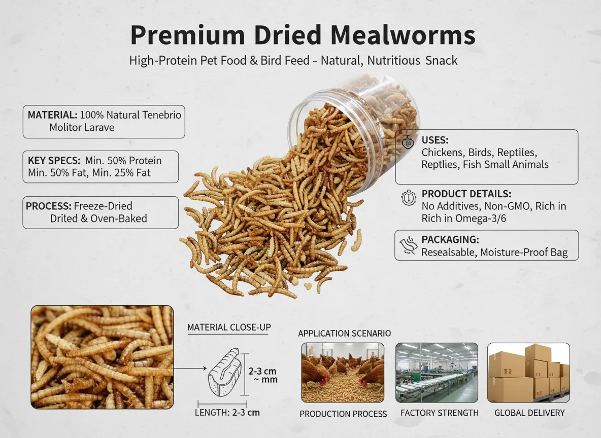 wholesale mealworms for pets supplier