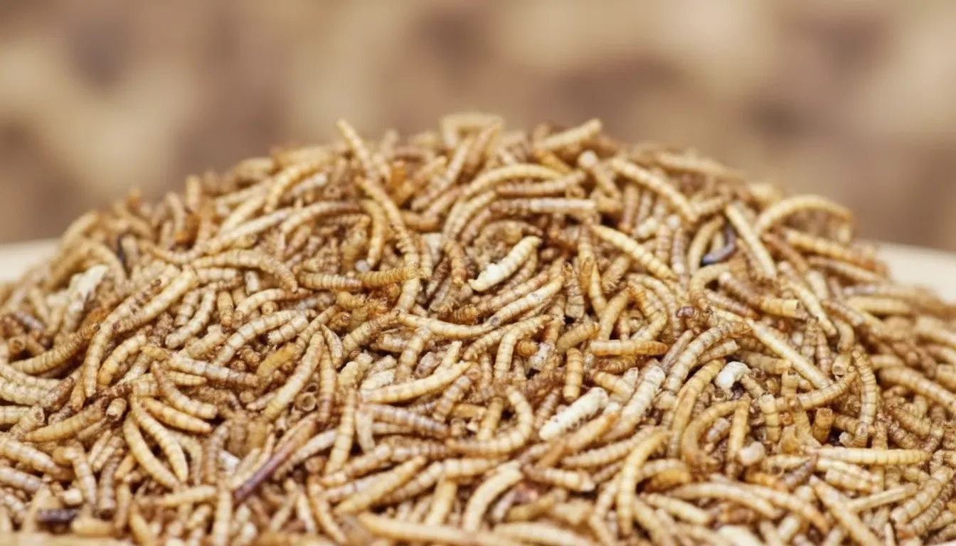 dried mealworms for aquaculture feed supplier image thumbnail