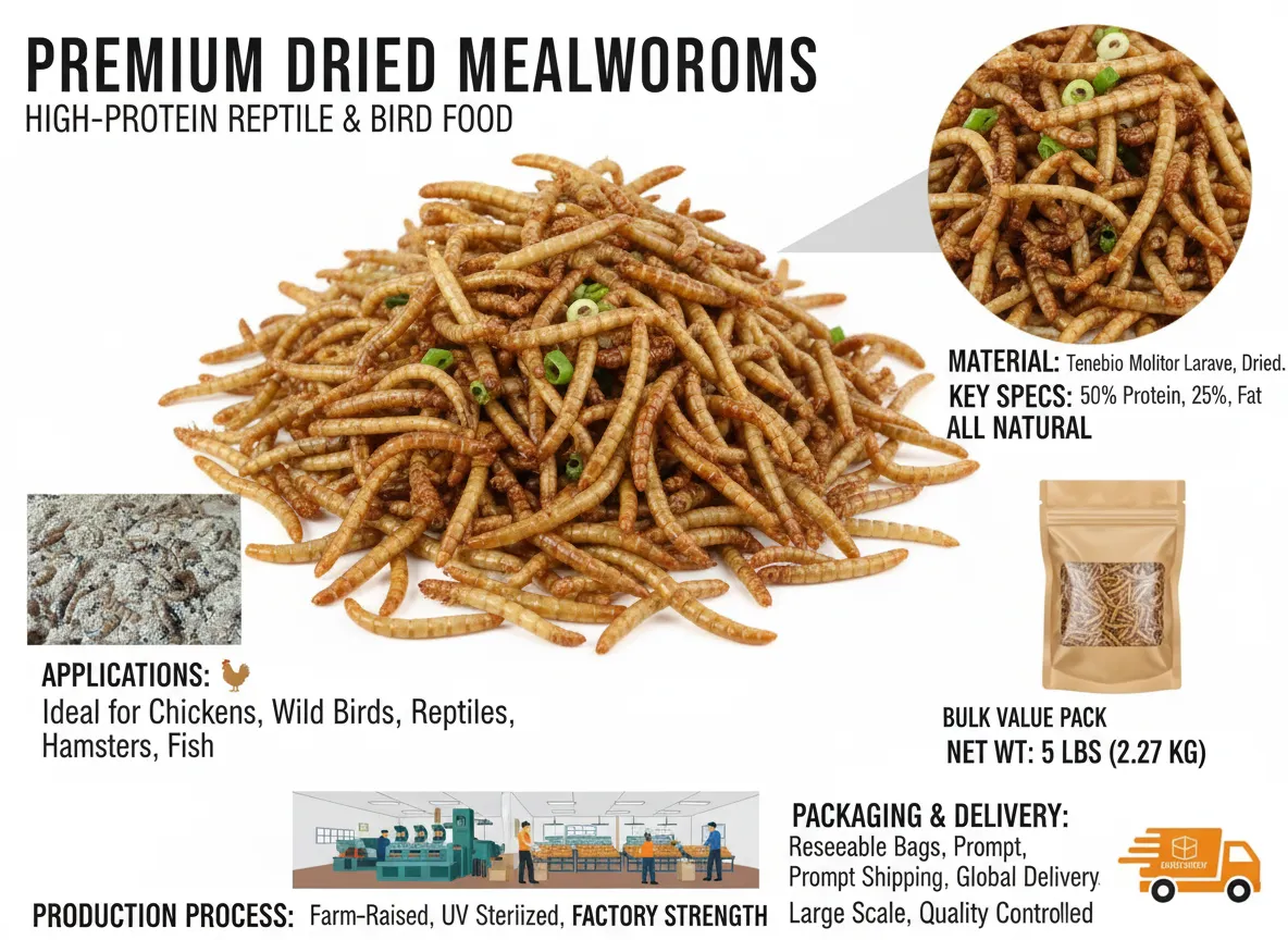 Freeze-Dried Insect Wholesale Exporter