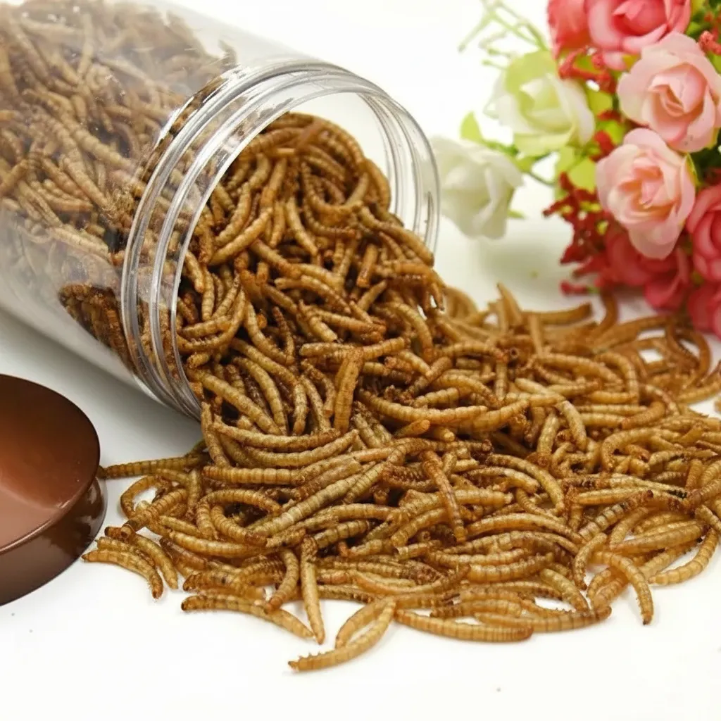 low temperature dried bulk mealworms for feed industry image thumbnail