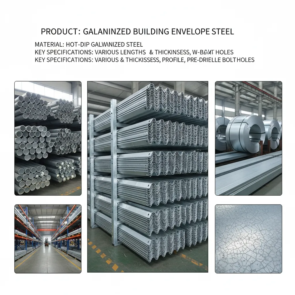 Galvanized building envelope steel wholesale