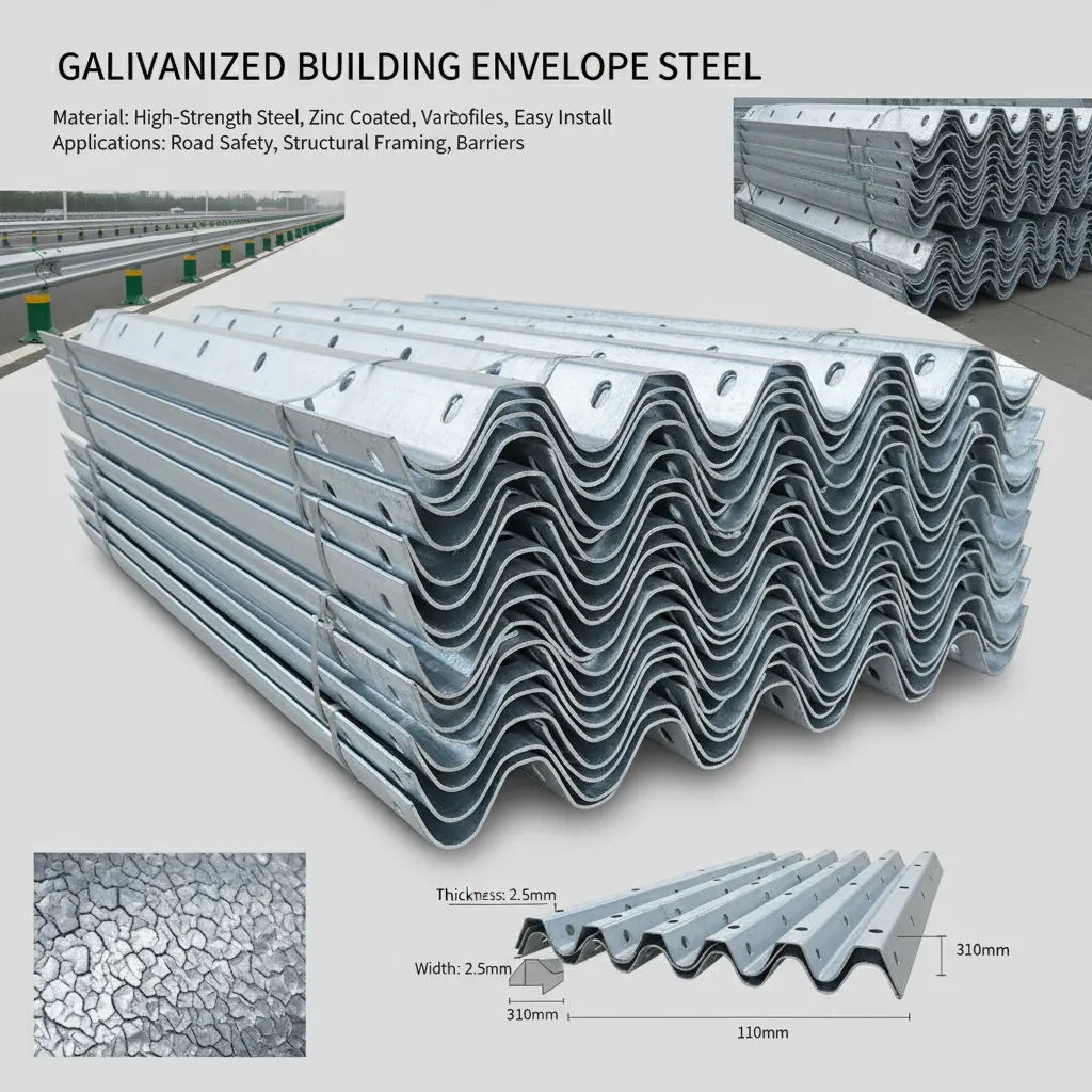 Galvanized building envelope steel supplier