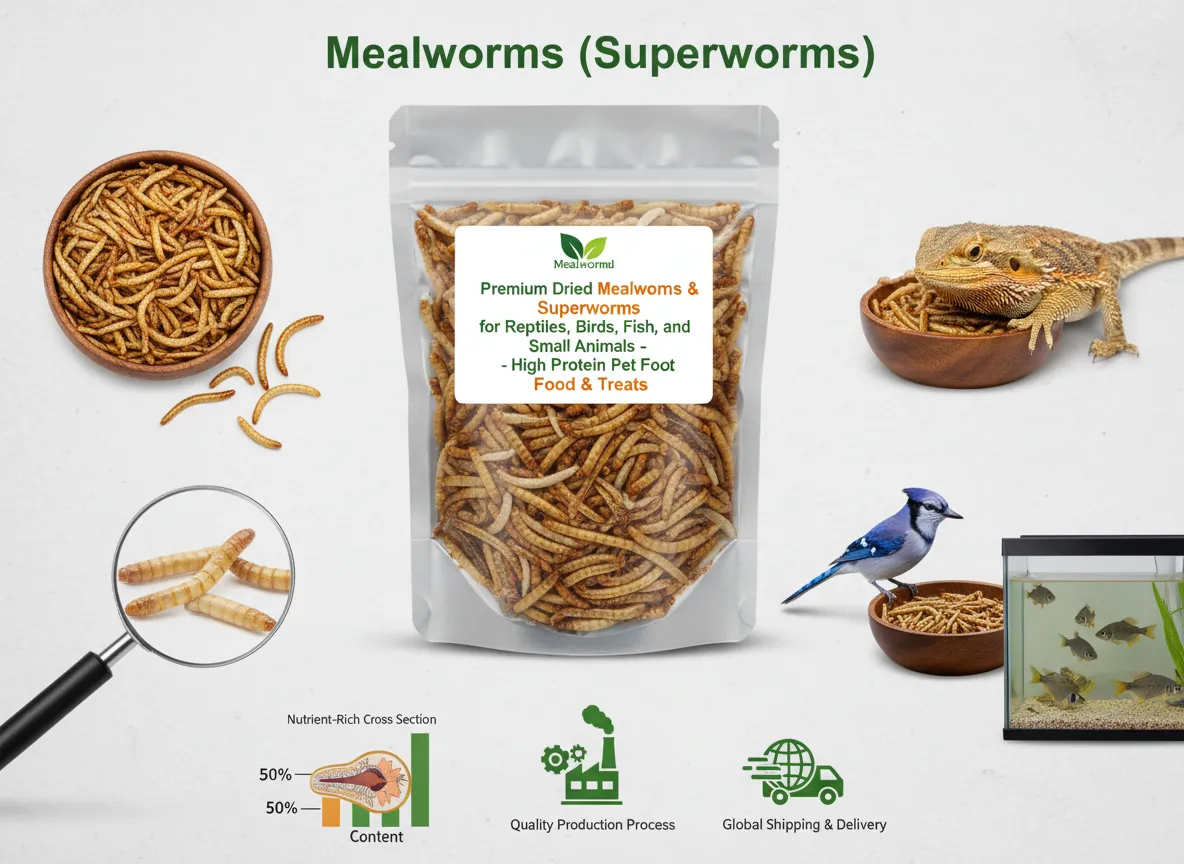 US FDA-Certified Mealworm Exporter