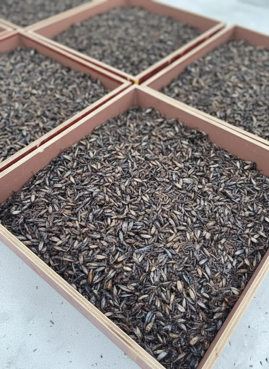 Industrial Bulk Dried Crickets for Feed Mills image thumbnail