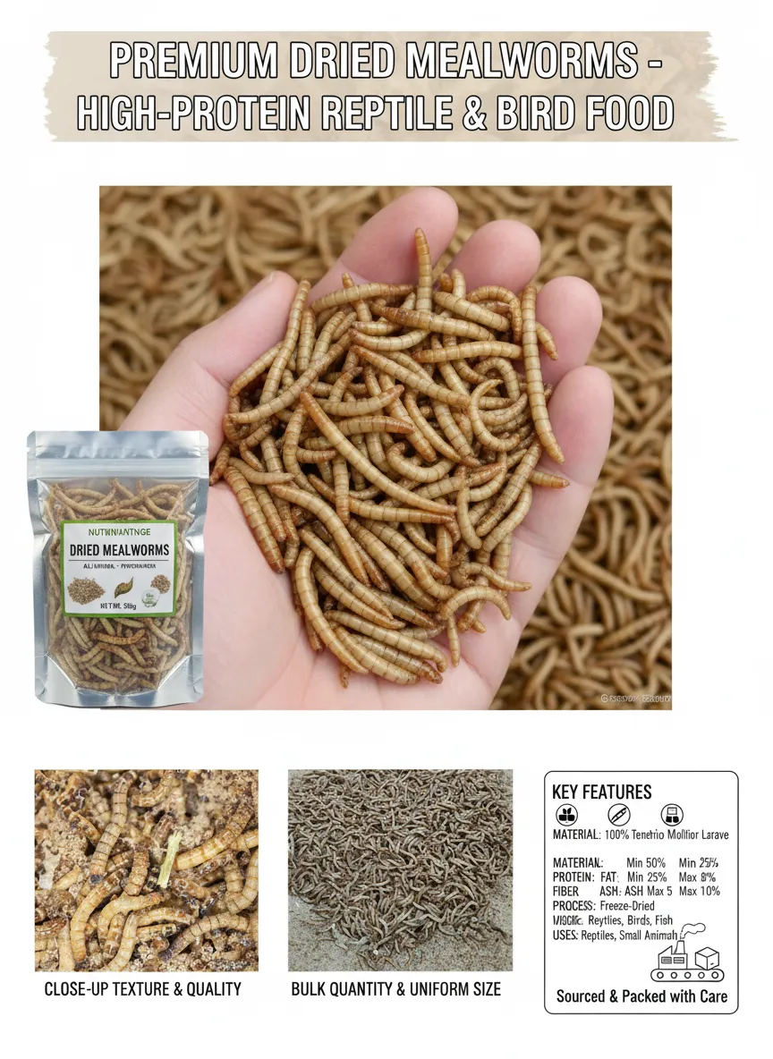 non-GMO organic bulk mealworms exporter China