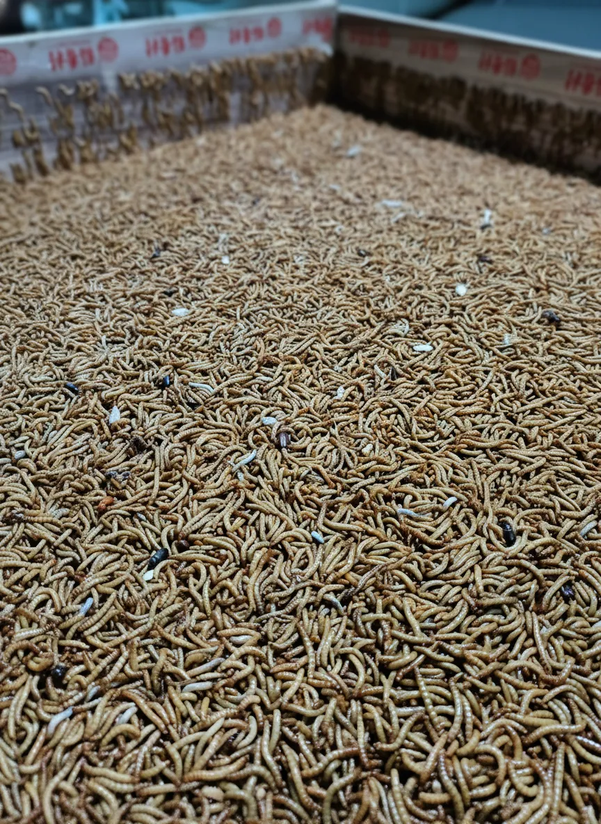 bulk black soldier fly larvae wholesale manufacturer China image thumbnail