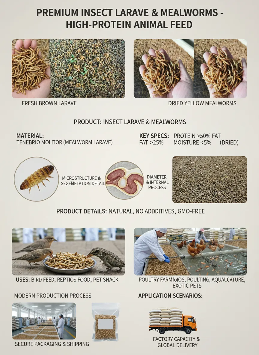 Bulk Black Soldier Fly Larvae for Shrimp Farming Feed wholesale