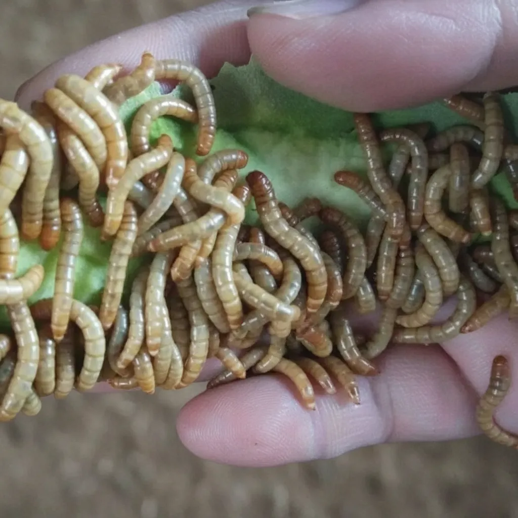 low temperature dried bulk mealworms for feed industry image thumbnail