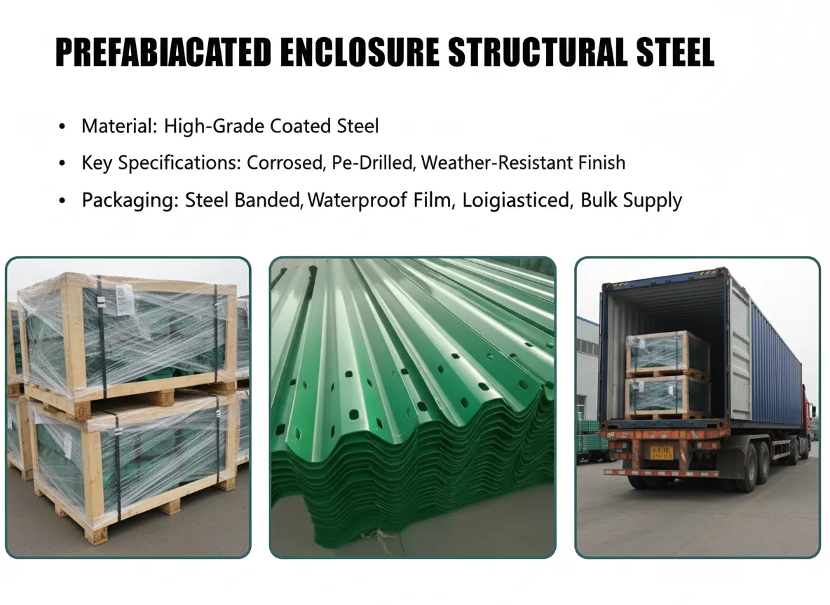 Prefabricated enclosure structural steel manufacturer