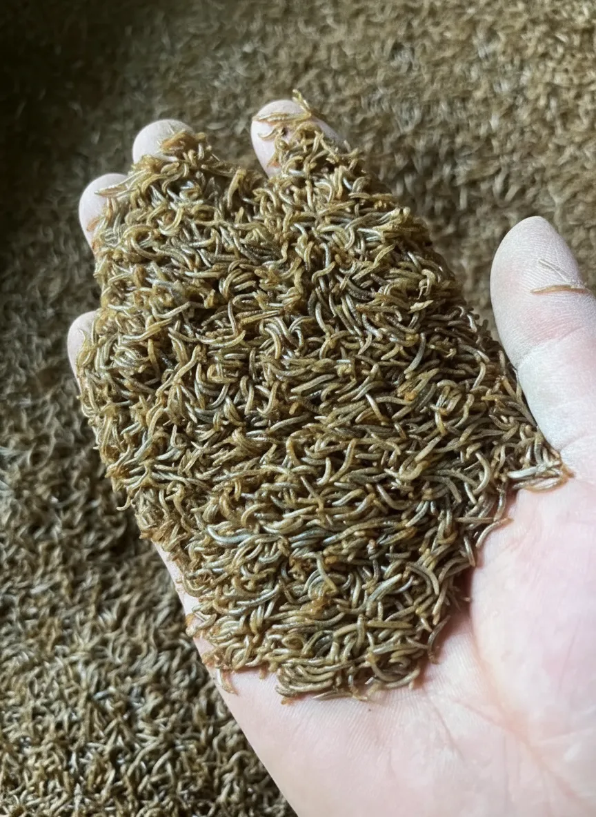 bulk black soldier fly larvae wholesale manufacturer China image thumbnail