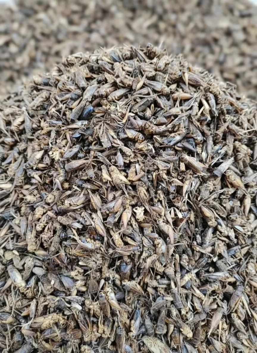 Industrial Bulk Dried Crickets for Feed Mills image thumbnail