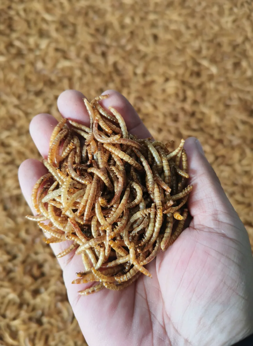 Non-GMO organic bulk mealworms wholesale supplier image thumbnail