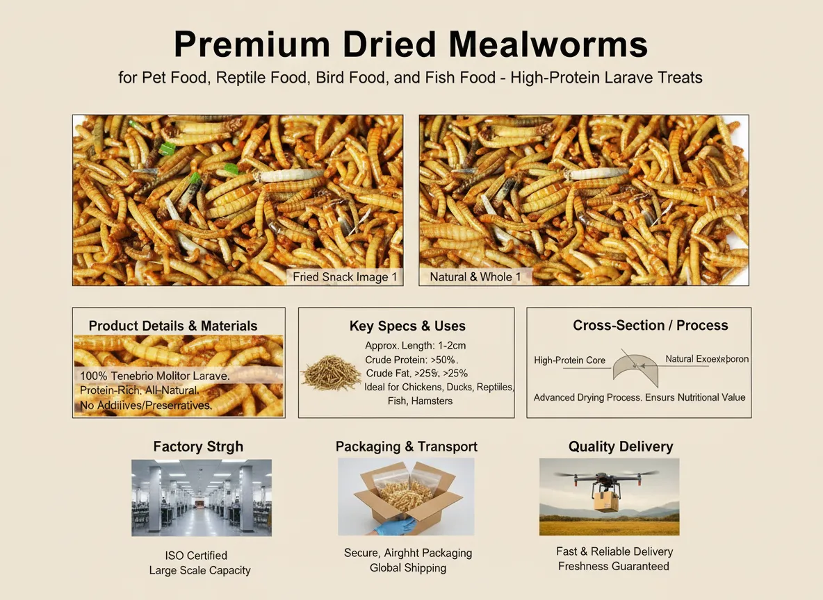 US FDA-Certified Mealworm Manufacturer