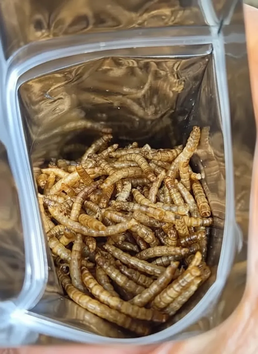 Custom packaging bulk dried mealworms supplier